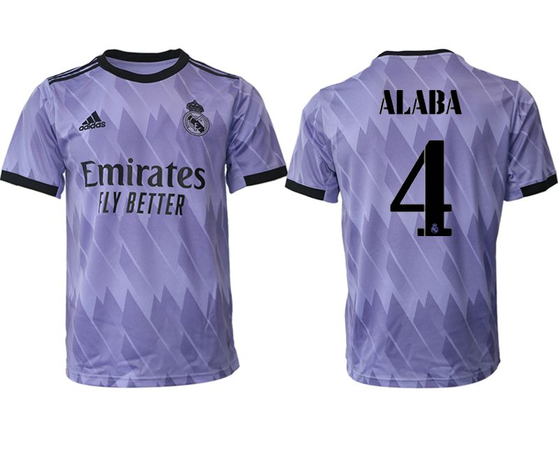 Men 2022-2023 Club Real Madrid away aaa version purple 4 Soccer Jersey